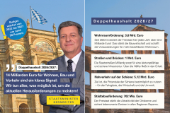 14 Milliarden Euro für Wohnen, Bau und Verkehr: Bayern beschließt Doppelhaushalt 2026/2027
