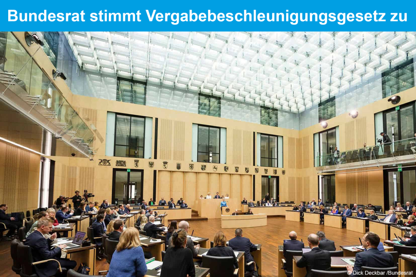 Bundesingenieurkammer begrüßt Verabschiedung des Vergabebeschleunigungsgesetzes