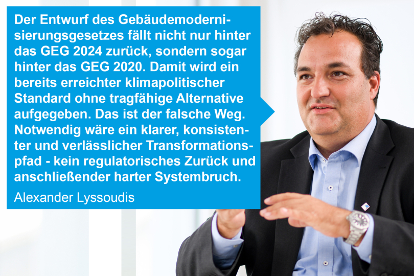 Entwurf des Gebäudemodernisierungsgesetzes (GModG): Bayerische Ingenieurekammer-Bau und Bundesingenieurkammer äußern deutliche Kritik