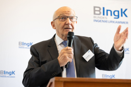 Dr.-Ing. Heinrich Bökamp, Präsident der Bundesingenieurkammer