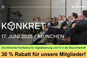 Konferenz KONKRET 2026 - 17.06.2026 - München - 30% Rabatt für Mitglieder