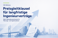 Bundesministerium für Verkehr führt Preisgleitklausel bei langfristigen baubezogenen Ingenieurverträgen ein