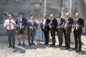 Anschlagsfeier für den Auerbergtunnel