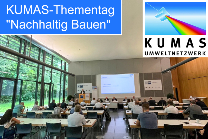 KUMAS-Thementag: Nachhaltig Bauen - 23.07.2026 - Augsburg - Kostenfrei!