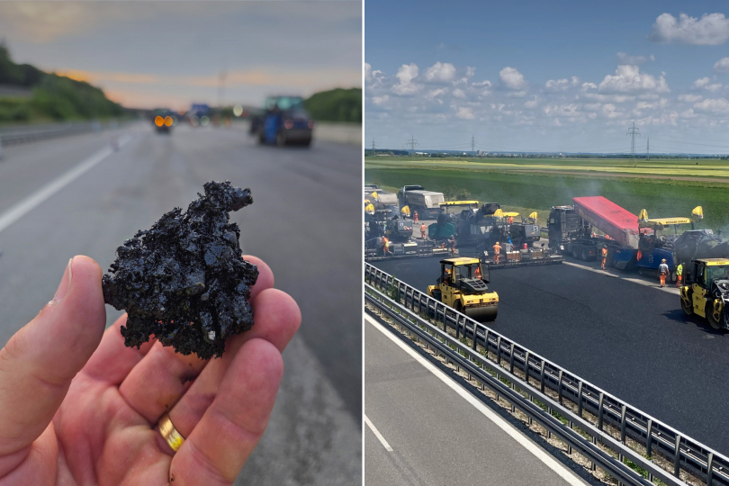 Wie kann Asphalt länger halten? Praxistest auf Teststrecke auf der A99