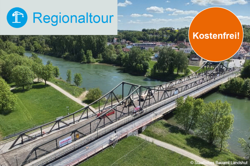 Isarbrücke: Generalsanierung im  Zuge der St2114  - 04.09.2026 - Landau a. d. Isar- Kostenfrei!