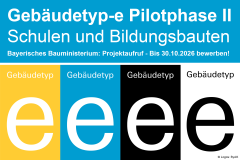 Gebäudetyp-e geht in die zweite Runde: Bayerisches Bauministerium startet Projektaufruf