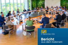 Bericht aus der Kabinettssitzung des bayerischen Ministerrats vom 21. September 2026