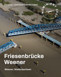 Friesenbrücke Weener: Lastabtrag und Bewegungstechnik getrennt