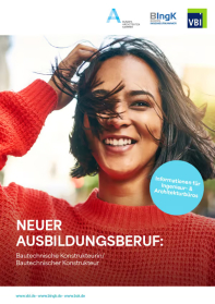 Broschüre Bautechnische/r Konstrukteur/in (PDF)