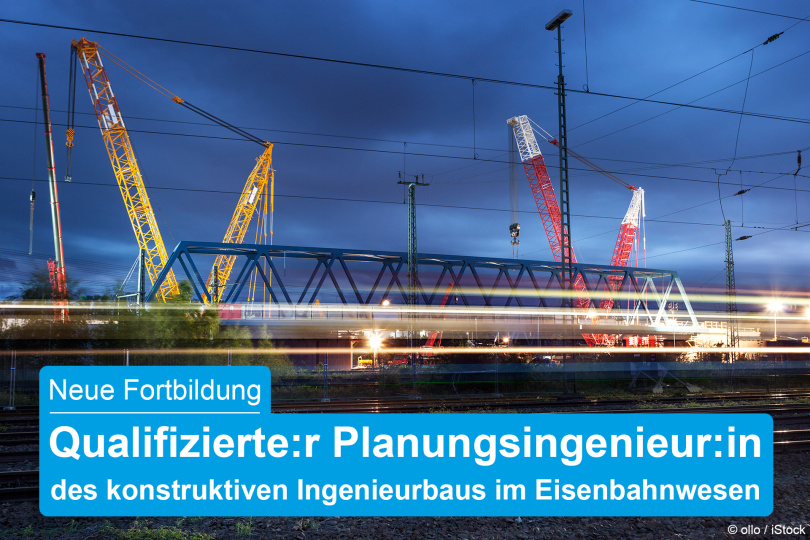 Qualifizierte:r Planungsingenieur:in des konstruktiven Ingenieurbaus im Eisenbahnwesen