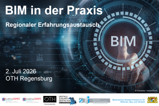 BIM in der Praxis: 3. Regionaler Erfahrungsaustausch Nordbayern - 26.06.2024 - Erlangen - Kostenfrei
