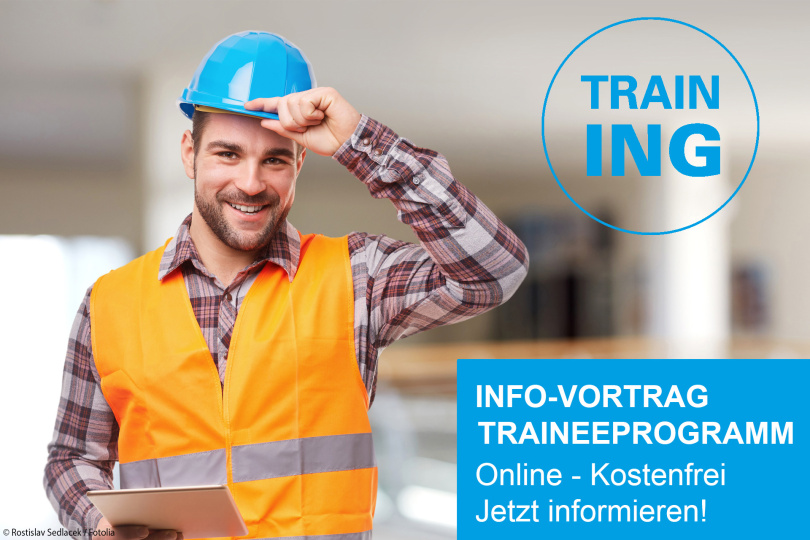 Info-Vortrag: Traineeprogramm 2023/2024 - 11.05.2023 - Online - Kostenfrei!