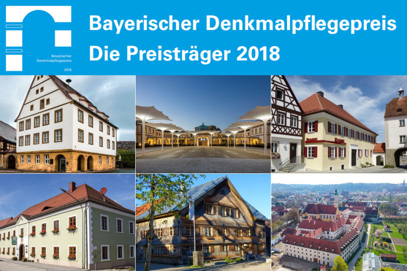 Bayerischer Denkmalpflegepreis 2018 - Die Preisträger