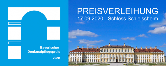 Bayerischer Denkmalpflegepreis - Preisverleihung am 17.09.2020 in Schloss Schleißheim