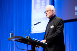 Prof. Dr. Norbert Gebbeken, Präsident der Bayerischen Ingenieurekammer-Bau