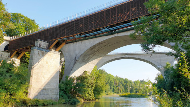 König-Ludwig-Brücke, Kempten - Konstruktionsgruppe Bauen AG - © Foto: Konstruktionsgruppe Bauen AG