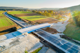 1. Preis: Segmentbrücke Bögl, B299 Mühlhausen - Foto: Firmengruppe Max Bögl 