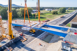 1. Preis: Segmentbrücke Bögl, B299 Mühlhausen - Foto: Firmengruppe Max Bögl 