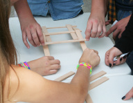 Bausatz für die Leonardo-Brücke