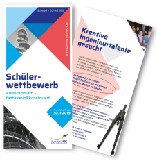 Flyer Schülerwettbewerb 2018/2019