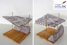 Holzstadion mit Steinoptik Gymnasium Dorfen Lucie Jakob und Klara-Maria Dörr