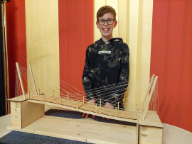 Platz 1: Hottergrabenbrücke von Sebastian Öhl, 13 Jahre, Gymnasium Donauwörth (7. Klasse)