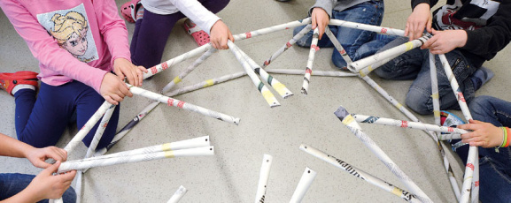 Unterrichtskonzept für Grundschulen "Treppe und Dach" 