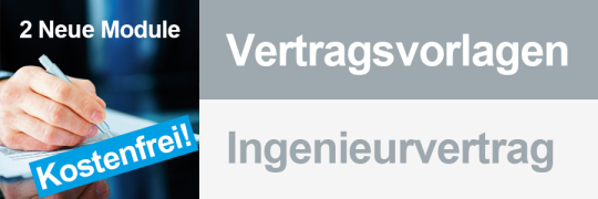 Muster-Ingenieurvertrag: Neue Vorlagen für Bauleitplanung und Landschaftsplanung