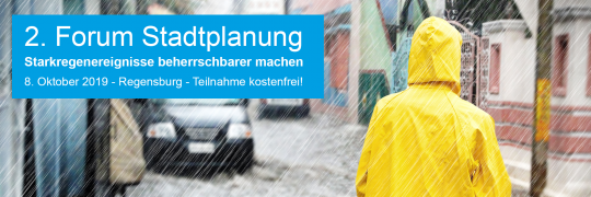 Fachforum Stadtplanung - 08.10.2019 - Regensburg - Eintritt frei!
