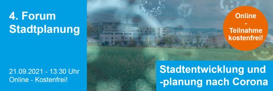 4. Forum Stadtplanung - 21.09.2021 - Augsburg - Kostenfrei!