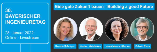 30. Bayerischer Ingenieuretag - 28.01.2022 - Online - Jetzt anmelden!