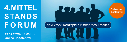 New Work: Konzepte für modernes Arbeiten - 19.02.2025 - Online - Kostenfrei!