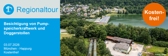 Besichtigung Pumpspeicherkraftwerk und Doggerstollen - 03.07.2026 - Happurg - Kostenfrei