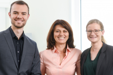 Das Team der Ingenieurakademie: Rada Bardenheuer, Jennifer Wohlfarth und Maximilian Rode