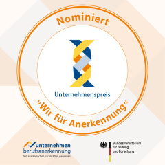 Unternehmenspreis "Wir für Anerkennung"