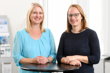 Kathrin Polzin, Referentin Marketing und Öffentlichkeitsarbeit, Veronika Ruider, Assistentin Marketing und Öffentlichkeitsarbeit